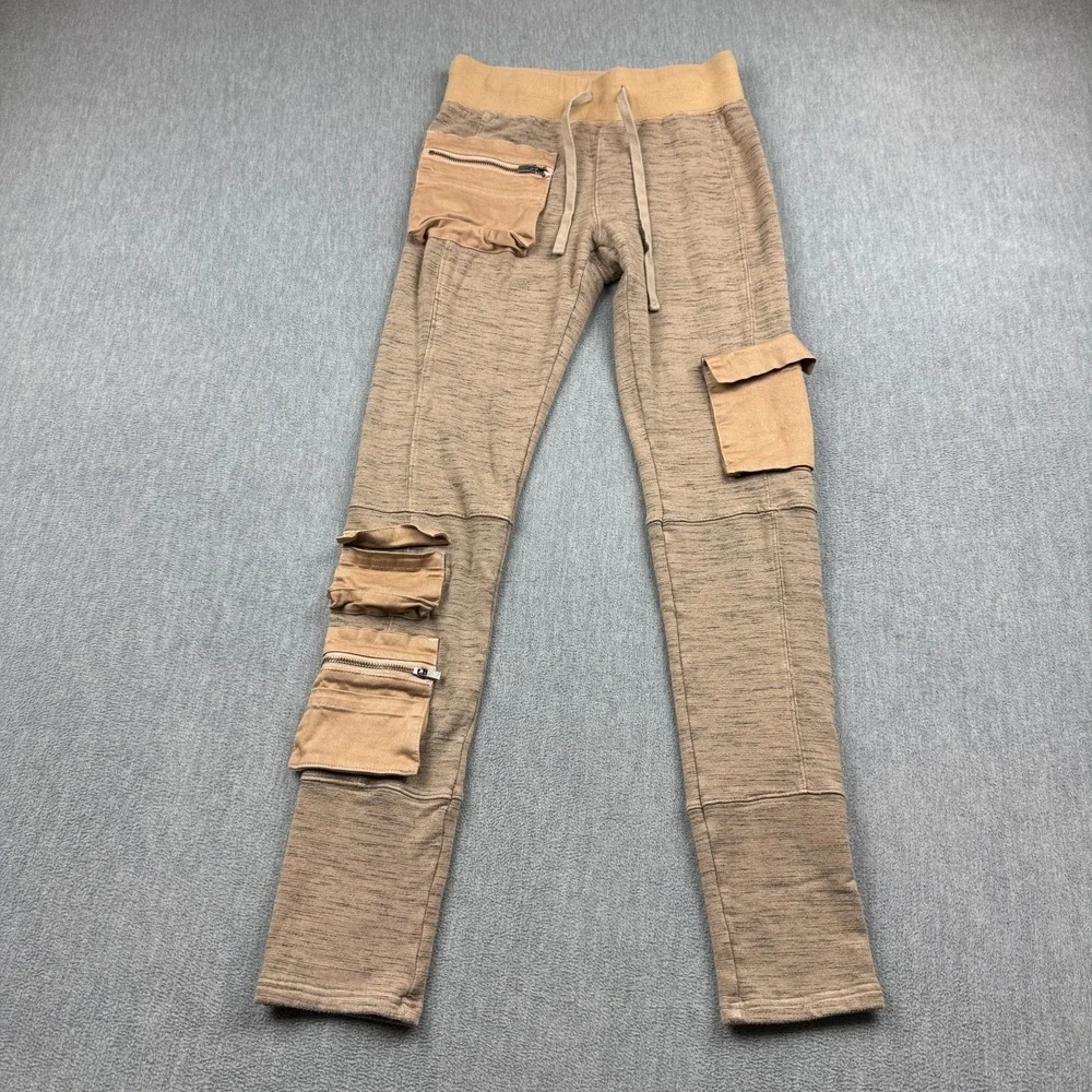 Free People Movement Leggings Womens XS Brown Trail Knit Pockets Cargo Hiking